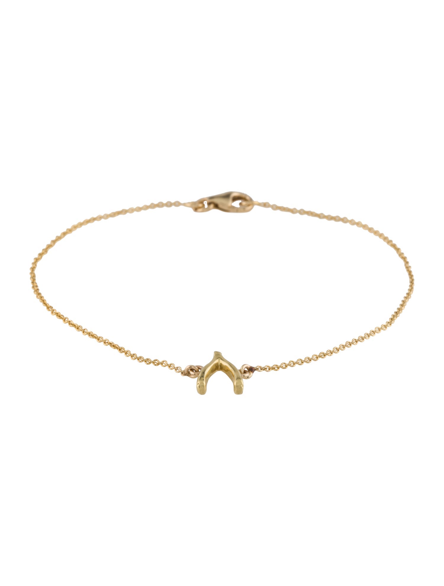 Jennifer Meyer Wish Bone Chain Bracelet